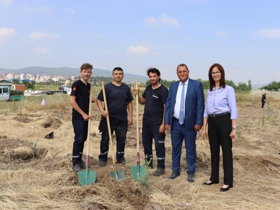 Gesbey Üretilen Her Kule Başına Bir Fidan Bağışlıyor